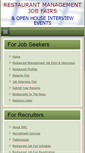 Mobile Screenshot of foodbizjobs.com