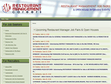 Tablet Screenshot of foodbizjobs.com